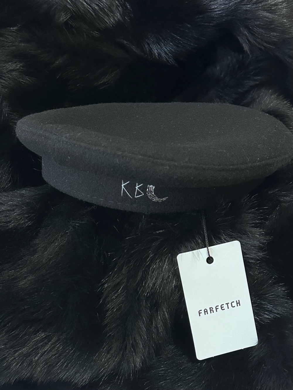 Ruslan Baginskiy “Take Me to the Moon” Wool Beret – Size M